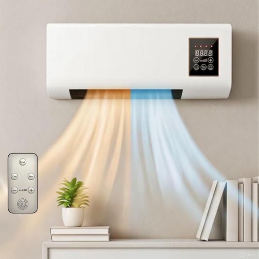 Ventilador y calefactor de pared 1800W